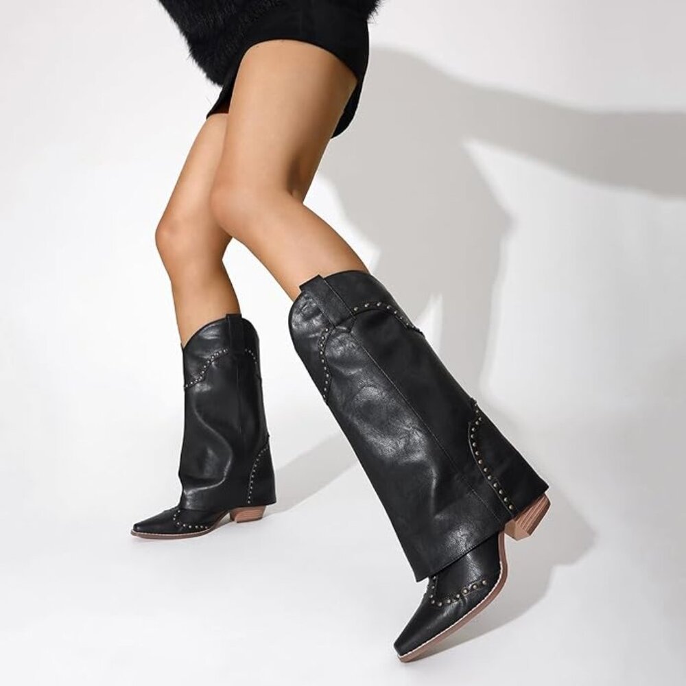 Women Shark Cowgirl Boots